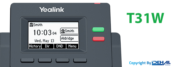 نمایشگر تلفن Yealink T31W 
