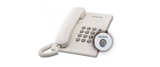 دارای دکمه Rediall