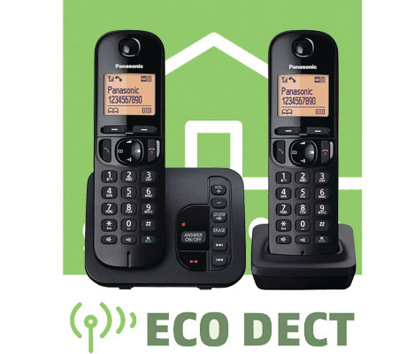 سیستم ECO این تلفن می تواند تولید سیگنال را کم کند. با روشن کردن این حالت باید مکالمات را تقریبا نزدیک به پایه تلفن انجام دهید. علاوه بر این، مصرف باتری در این حالت کاهش می یابد و نیاز به شارژ مجدد گوشی در بازه های زمانی کوتاه از بین می رود.