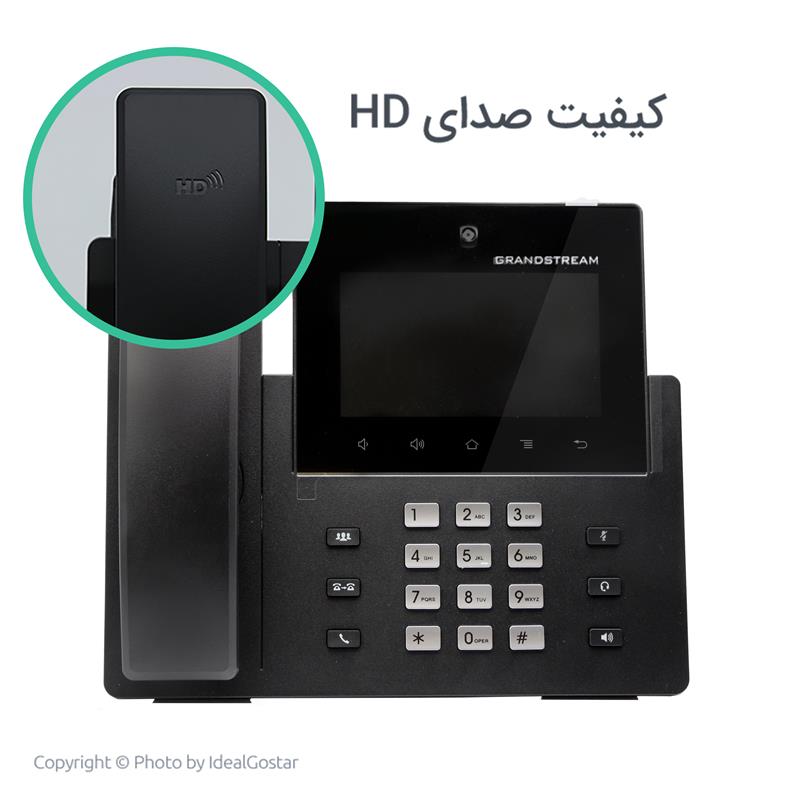 بلندگوی hd تلفن تحت شبکه گرنداستریم مدل GXV3350	