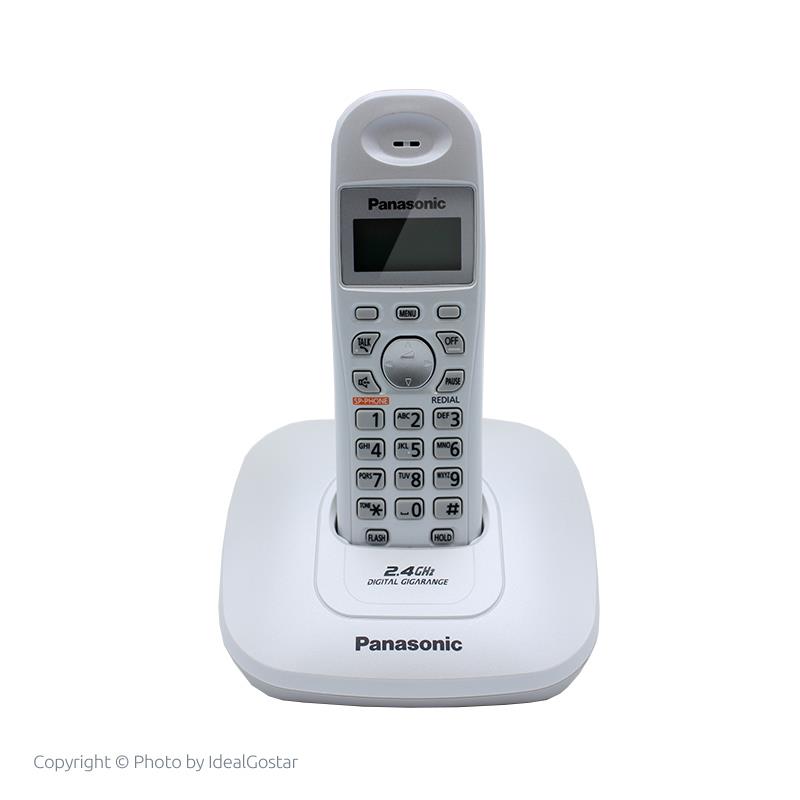 تلفن بی سیم پاناسونیک KX-TG3611 در رنگ سفید